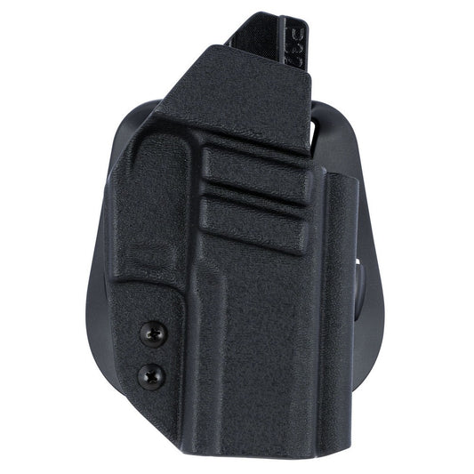 1791 Gunleather TACPDHOWBP320BLKR Tactical Kydex  OWB Black Kydex Paddle Fits Sig P320