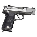 Hogue 85000 Rubber Grip Black Rubber with Finger Grooves for Ruger P85, P91