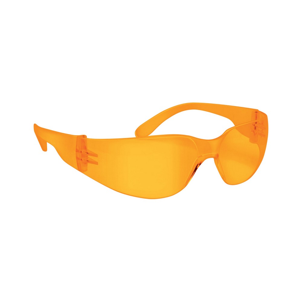 Walker's GWPWRSGLAM Sport Glasses Clearview Adult Amber Lens Polycarbonate Amber Frame