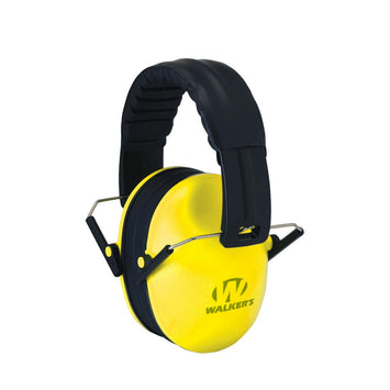 Walker's GWPFKDMYL Baby & Kids Folding Muff 22 dB Over the Head Yellow/Black Polymer