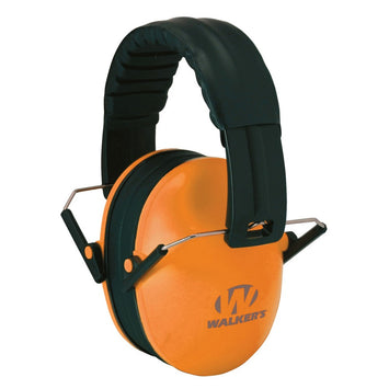 Walker's GWPFKDMOR Baby & Kids Passive Muff 22 dB Over the Head Orange Polymer