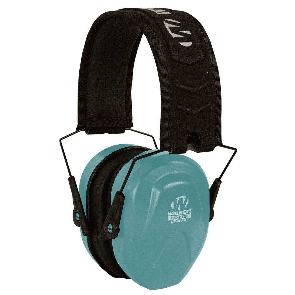 Walker's GWPCRPASBL Razor Compact Passive Muff 24 dB Over the Head Black/Blue Fits Youth/Women