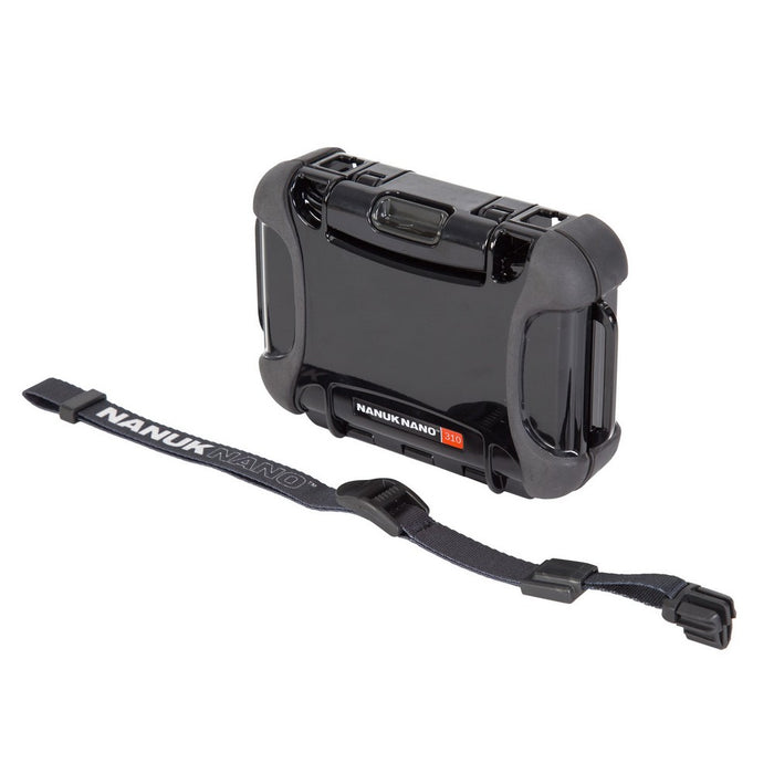 Nanuk 3100001 Nano 310 Water-Resistant Black Polycarbonate Material with PowerClaw Latches 5.20