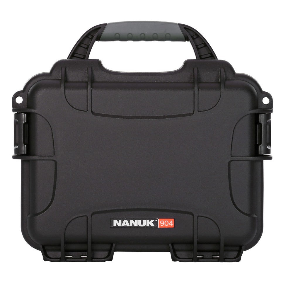 Nanuk 9041001 904  Waterproof Black Resin with Foam Padding & Airline Approved 8.40" L x 6" W x 3.70" H Interior Dimensions