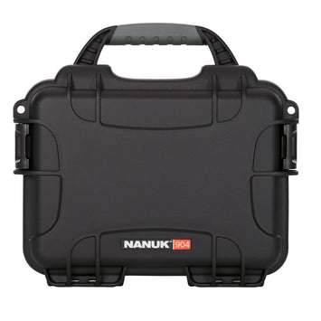 Nanuk 9041001 904  Waterproof Black Resin with Foam Padding & Airline Approved 8.40