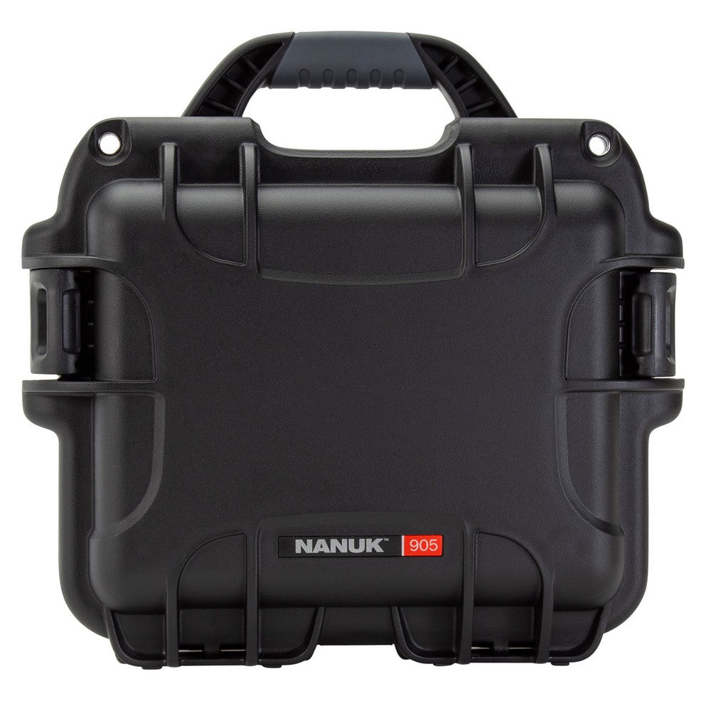 Nanuk 9051001 905  Waterproof Black Resin with Foam Padding & Airline Approved 9.40" L x 7.40" W x 5.50" H Interior Dimensions