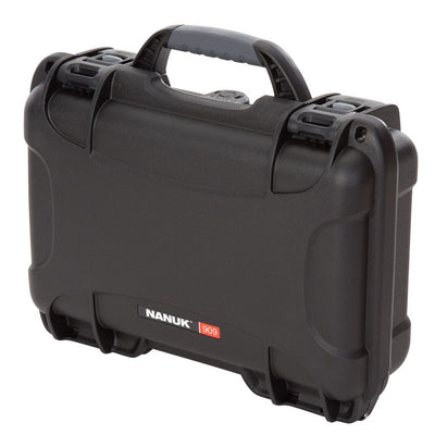 Nanuk 9091001 909  Waterproof Black Resin with Foam Padding & Airline Approved 11.40" L x 7" W x 3.70" H Interior Dimensions