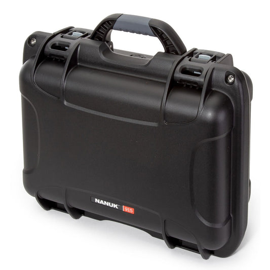 Nanuk 9151001 915  Black Polymer with Foam Padding & Latches 13.80" L x 9.30" W x 6.20" H Interior Dimensions