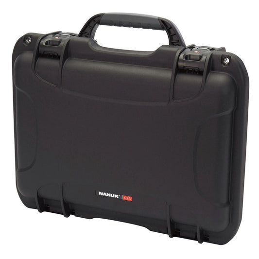 Nanuk 9231001 923  Black Polymer with Foam Padding & Latches 16.60" L x 11.30" W x 5.40" H Interior Dimensions