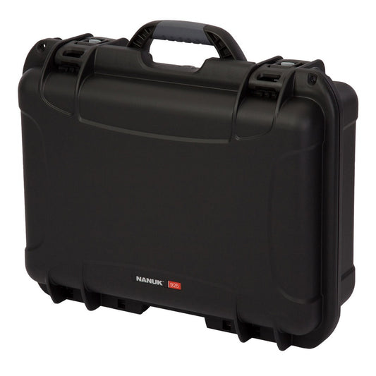 Nanuk 9251001 925  Black Polymer with Foam Padding & Latches 17" L x 11.80" W x 6.40" H  Interior Dimensions