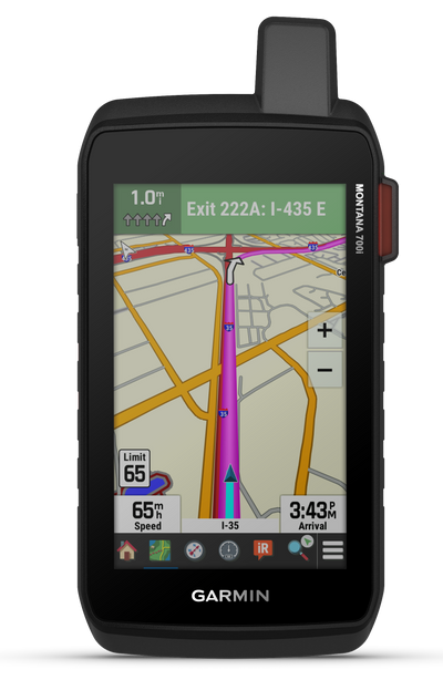 Garmin 0100234710 Montana 700i GPS Navigation Black Rechargeable Li-ion Battery Bluetooth/ANT+