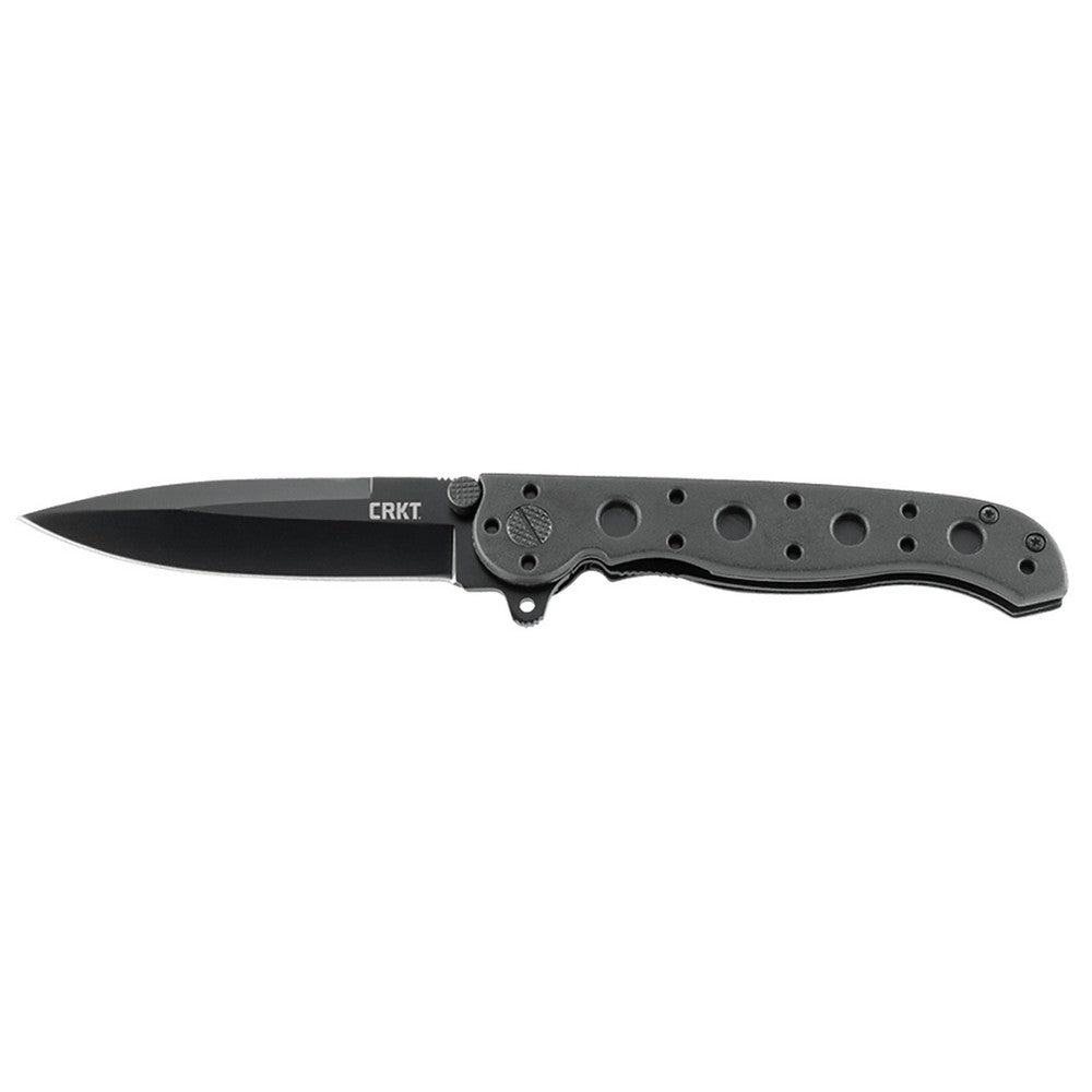 CRKT M1601KZ M16 01KZ 3.13" Folding Spear Point Plain Black EDP 8Cr13MoV SS Blade/Black GRN Handle Includes Pocket Clip