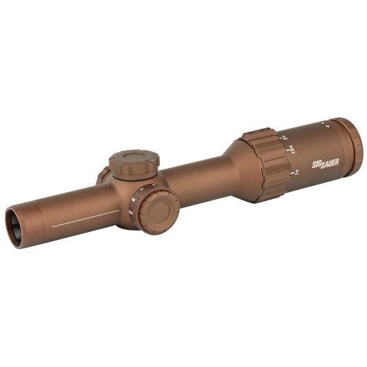 Sig Sauer Electro-Optics SOT61239 Tango6T Flat Dark Earth 1-6x24mm 30mm Tube Illuminated DWLR6 Reticle