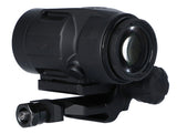 Sig Sauer Electro-Optics SOJ3M001 Juliet3-Micro Magnifier Black 3x 22 mm 90 Degree Push Button Flip-to-side Mount