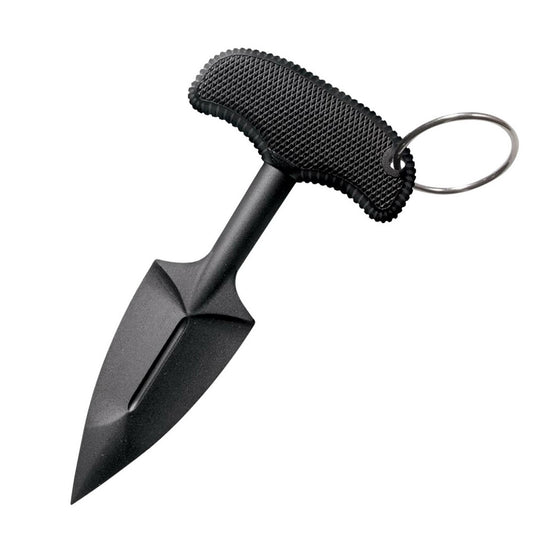 Cold Steel 92FPB FGX Push Blade II 2.25" Fixed Plain Black Griv-Ex Blade/Black Kray-Ex Handle