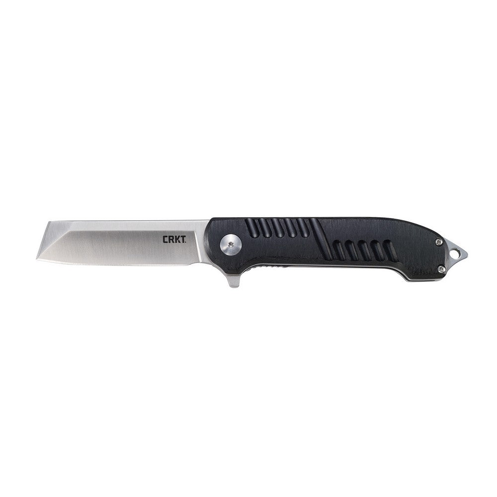 CRKT 4031 Razel GT 3.02" Folding Chisel Plain Satin 8Cr13MoV SS Blade Black/ Aluminum Handle Includes Pocket Clip