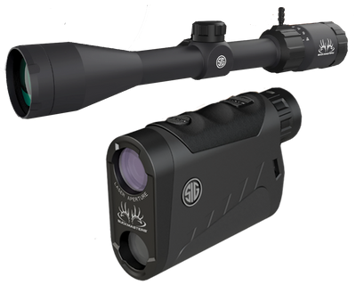 Sig Sauer Electro-Optics SOK15BM01 Buckmasters Combo Kit Black Anodized 3-9x 40mm 1" Tube BDC Reticle Red Laser Features Buckmaster Scope/Buckmaster 1500 Rangefinder