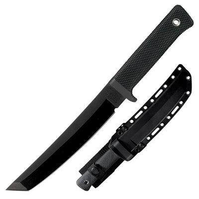 Cold Steel CS49LRT Recon  7" Fixed Tanto Plain Black Tuff-Ex Finish SK-5 Steel Blade/Black Kray-Ex Handle Includes Sheath