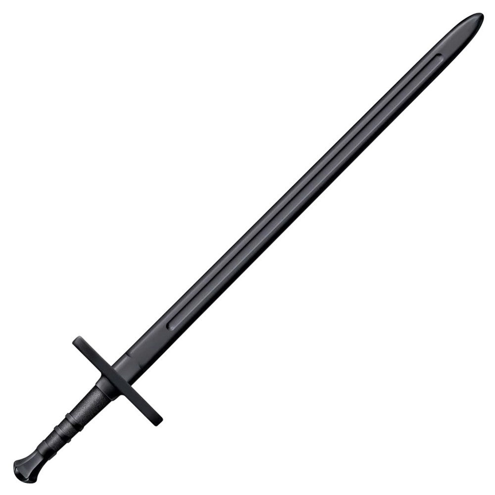 Cold Steel CS92BKHNH Hand & A Half Training Sword 34" Fixed Plain Black Polypropylene