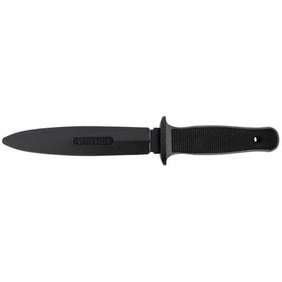 Cold Steel CS92R10D Peace Keeper I Rubber Trainer 7" Fixed Plain Blade Black Santoprene