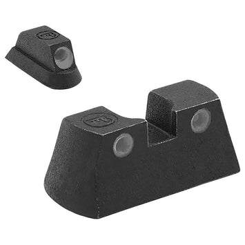 Meprolight USA 177753101 Tru-Dot  Black | Green Tritium Front Sight Green Tritium Rear Sight Set