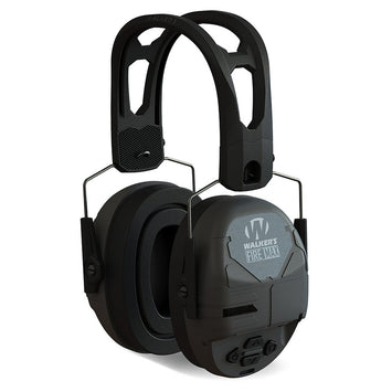 Walker's GWPDFM Firemax Digital Muff Over the Head Polymer Black Ear Cups with Black Tacti-Grip Headband