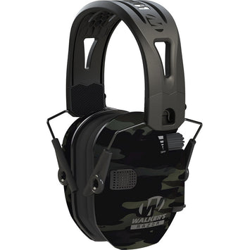 Walker's GWPRSEMRHMCCG Razor Slim Electronic Muff 23 dB Over the Head Gray MultiCam/Black Polymer