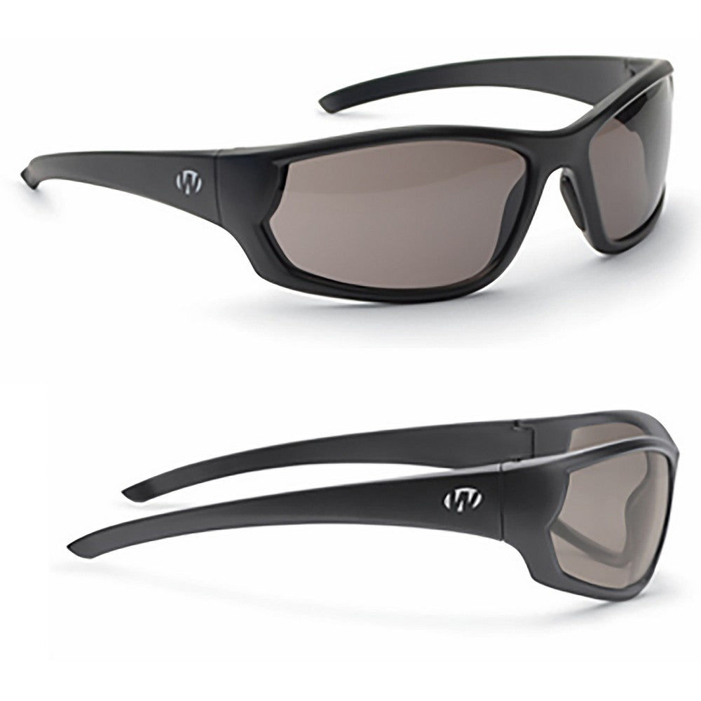 Walker's GWPIKNFF4SMK Ballistic Eyewear IKON Vector Adult Smoke Gray Lens Matte Black Frame