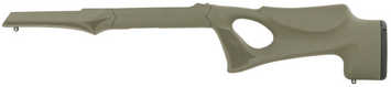 Hogue 22270 Tactical Thumbhole Stock made of Synthetic Material with OD Green Overmolded Rubber Finish for Ruger 10/22 (.920