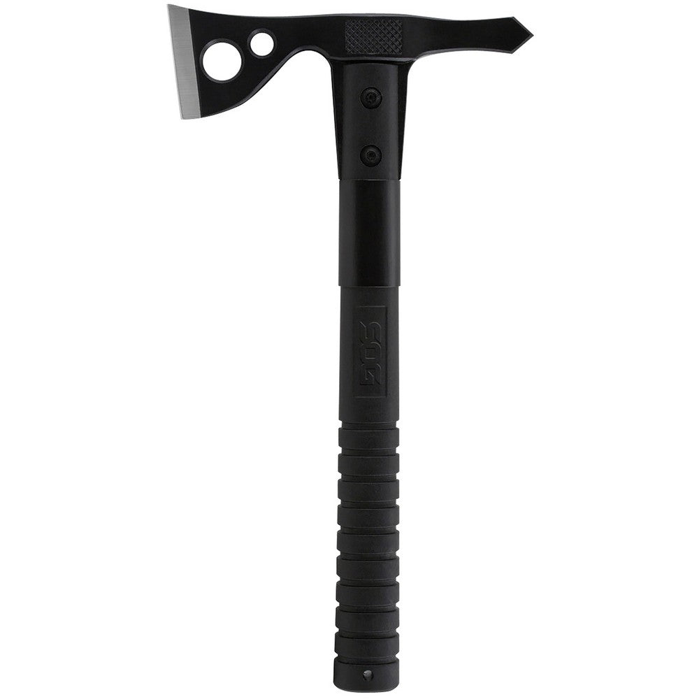 S.O.G SOGF06TNCP FastHawk  2" Blade 420HC SS Blade Black Side Hammer Checkering w/"SOG" GRN Handle 12.50" Long Tomahawk