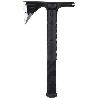 S.O.G SOGSK1001CP Survival Hawk 3" Blade 2Cr13MoV SS Blade Black w/Reflective Paracord GRN Handle 12.10" Long Tomahawk