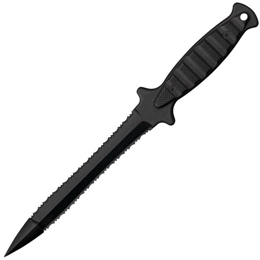 Cold Steel CS92FMA FGX Wasp 7" Fixed Serrated Black Griv-Ex Blade & Handle