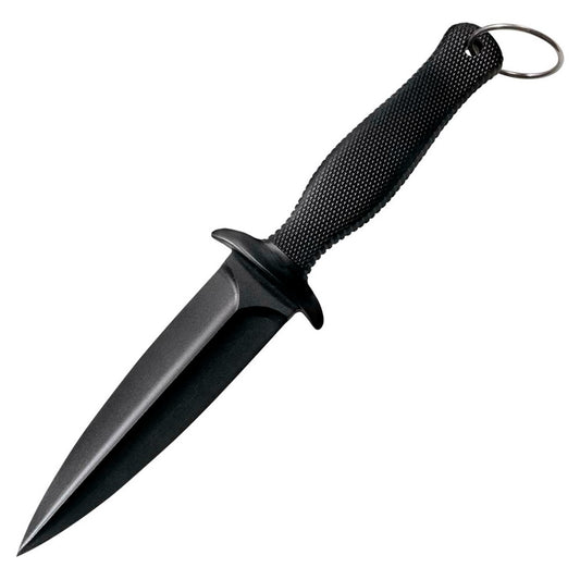 Cold Steel CS92FBA FGX Boot Blade II 5" Fixed Plain Black Griv-Ex Blade/Black Checkered Kray-Ex Handle