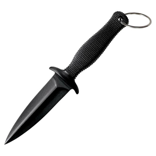 Cold Steel CS92FBB FGX Boot Blade II 3.25" Fixed Plain Black Griv-Ex Blade/Black Checkered Kray-Ex Handle