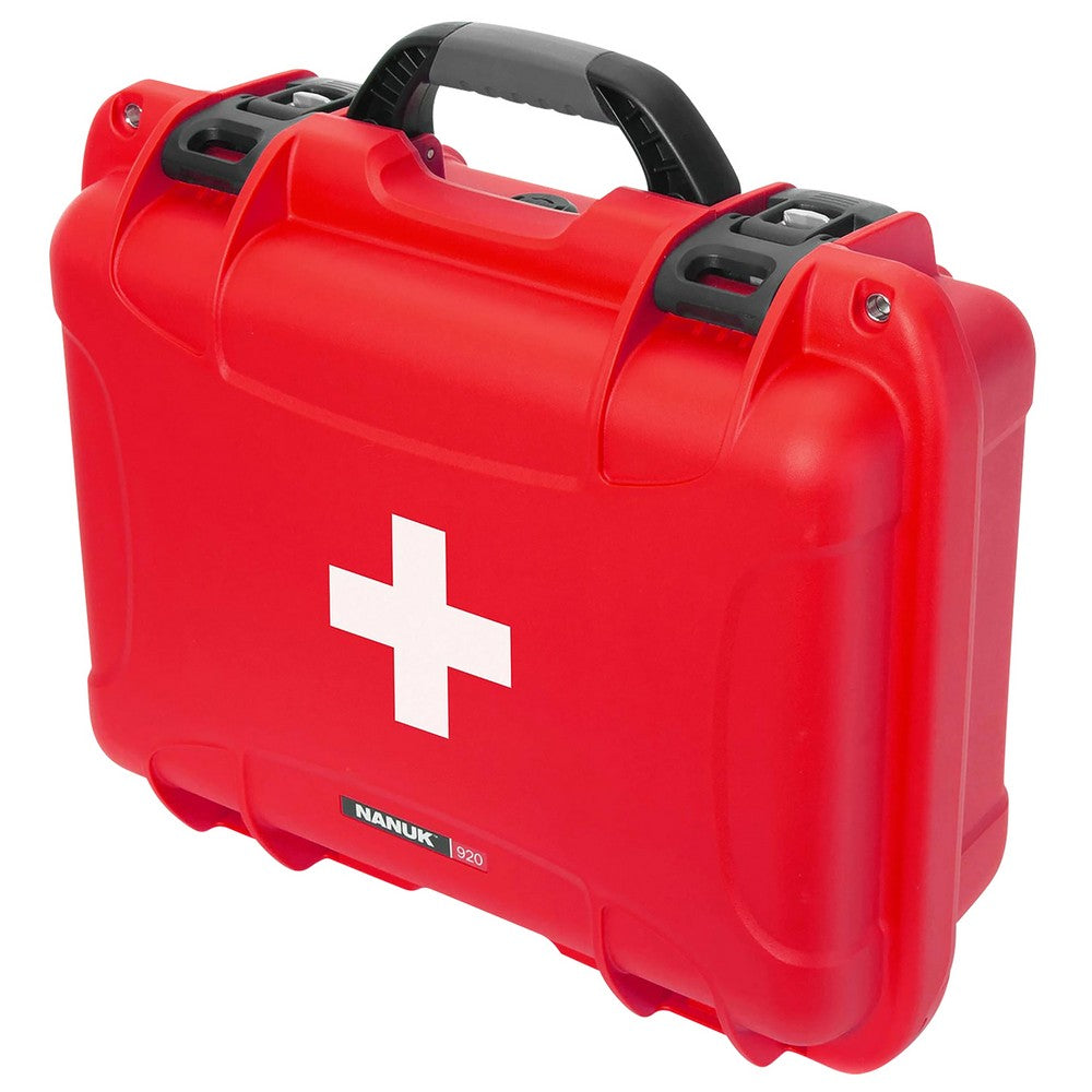 Nanuk 920FSA9 920 First Aid Case Red Resin with Latches 15" L x 10.50" W x 6.20" H Interior Dimensions