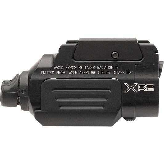 SureFire XR2AGN XR2-A-GN Compact Black Anodized 600 Lumens White LED/Green Laser