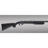 Hogue 08712 OverMolded Combo Kit Black Synthetic with Forend for Remington 870