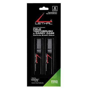 Lethal 9584671 Prepasted Field Toothbrush Black 4.0