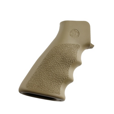 Hogue 15003 OverMolded Grip Desert Tan Rubber with Finger Grooves for AR-15, M16
