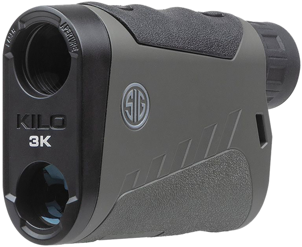 Sig Sauer Electro-Optics SOK3K602 KILO3K Rangefinder Black/Gray 6x22mm 3000 yds Max Distance Segmented OLED Display