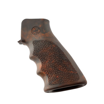 Hogue 15016 OverMolded Grip Cobblestone Red Lava Rubber with Finger Grooves for AR-15, M16
