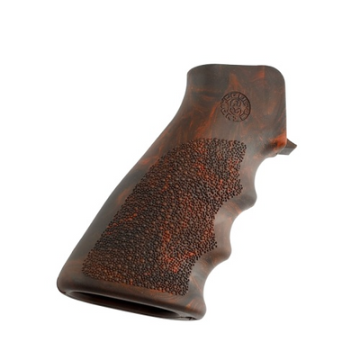 Hogue 15016 OverMolded Grip Cobblestone Red Lava Rubber with Finger Grooves for AR-15, M16