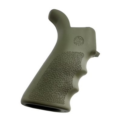 Hogue 15031 OverMolded Beavertail Made of Rubber With OD Green Cobblestone Finish for AR-15, M16