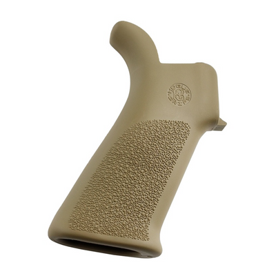 Hogue 15033 OverMolded Beavertail Cobblestone Desert Tan Rubber Pistol Grip for AR-15, M16