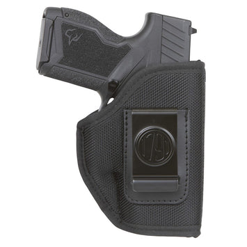 1791 Gunleather PNIWB1BLKR Premium Nylon  IWB Size 01 Black Ballistic Nylon Belt Clip Right Hand