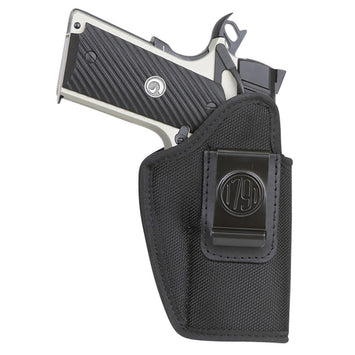 1791 Gunleather PNIWB4BLKL Premium Nylon  IWB Size 04 Black Ballistic Nylon Clip-On Left Hand