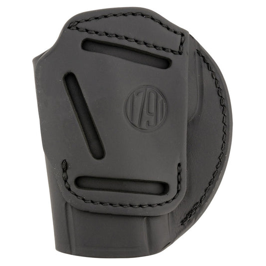 1791 Gunleather 3WH6SBLA 3-Way  IWB/OWB Size 06 Black Leather Belt Loop Fits Beretta 92 Fits Walther PPQ Fits Sig P320 Ambidextrous Hand