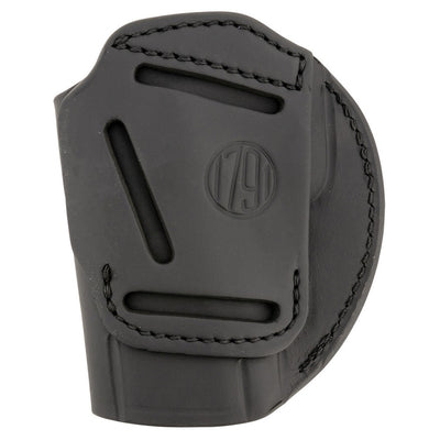 1791 Gunleather 3WH6SBLA 3-Way  IWB/OWB Size 06 Black Leather Belt Loop Fits Beretta 92 Fits Walther PPQ Fits Sig P320 Ambidextrous Hand