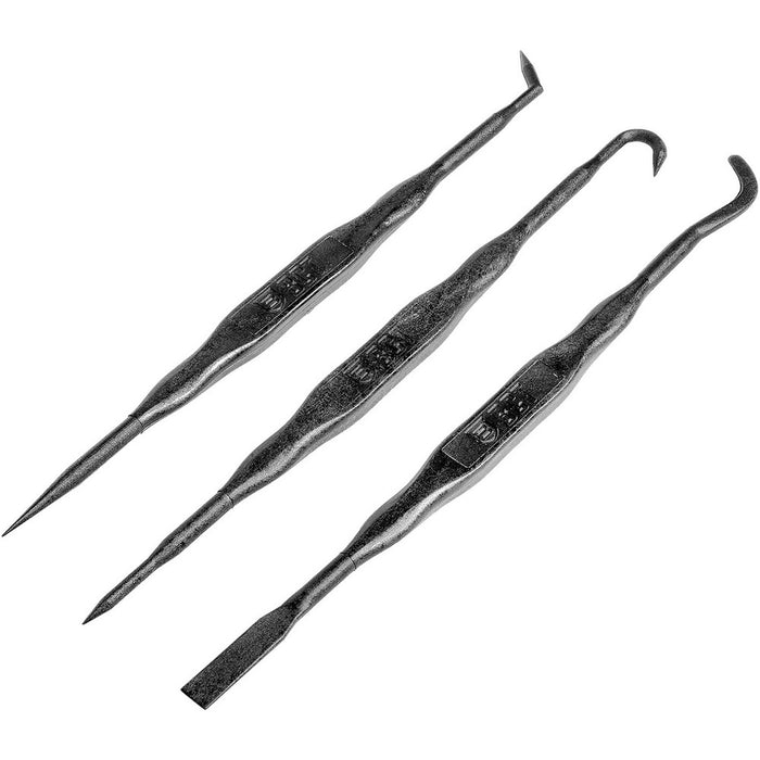 Breakthrough Clean BTFRPP3PK Double Ended Fiber Picks Black Firearm Universal Cleaning Carbon Build-up from Grooved Areas 3 Pack