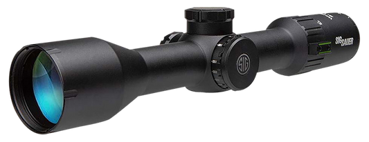 Sig Sauer Electro-Optics SOW63112 Whiskey6 Black 3-18x44mm 30mm Tube MOA Milling Hunter 2.0 Reticle Features Locking Turrets